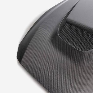 Ford Mustang Hood - Anderson Composites - Type-GTD Double Sided Carbon Fiber - 2024+